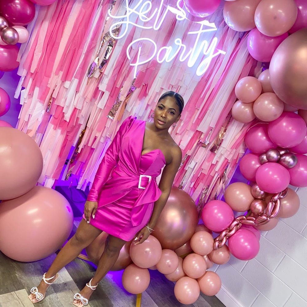 Pink House Of CB Dress
